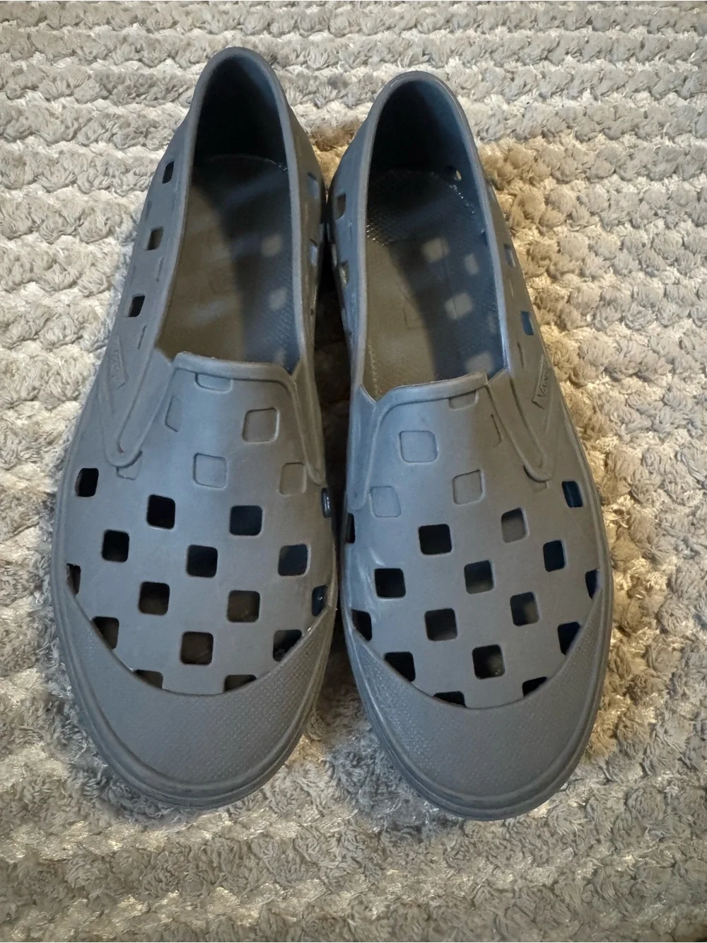 Vans Men's Gray Slip-On Ventilated Casual Sandals